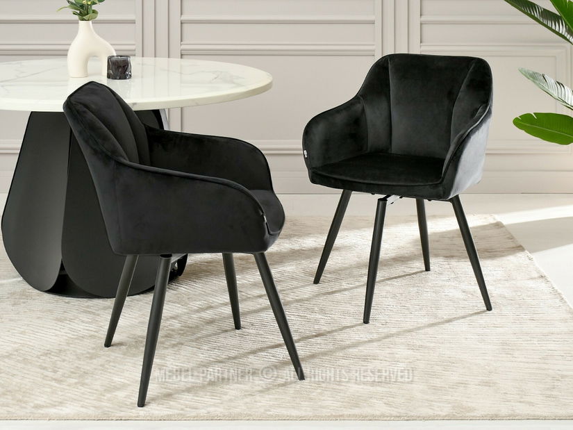 Scaun sufragerie Banistas (negru)