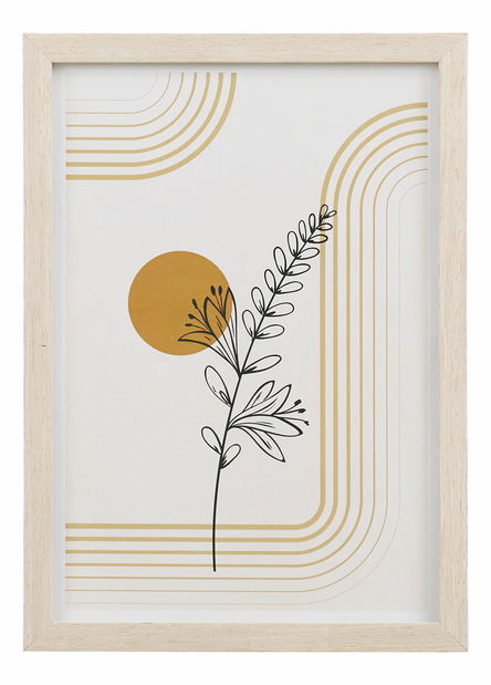 Set 3 ks obrazov Mavandria 1 (prírodná)