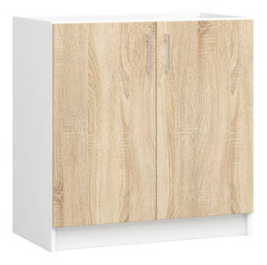 Dolná kuchynská skrinka Lula s80zl (biela + dub sonoma)