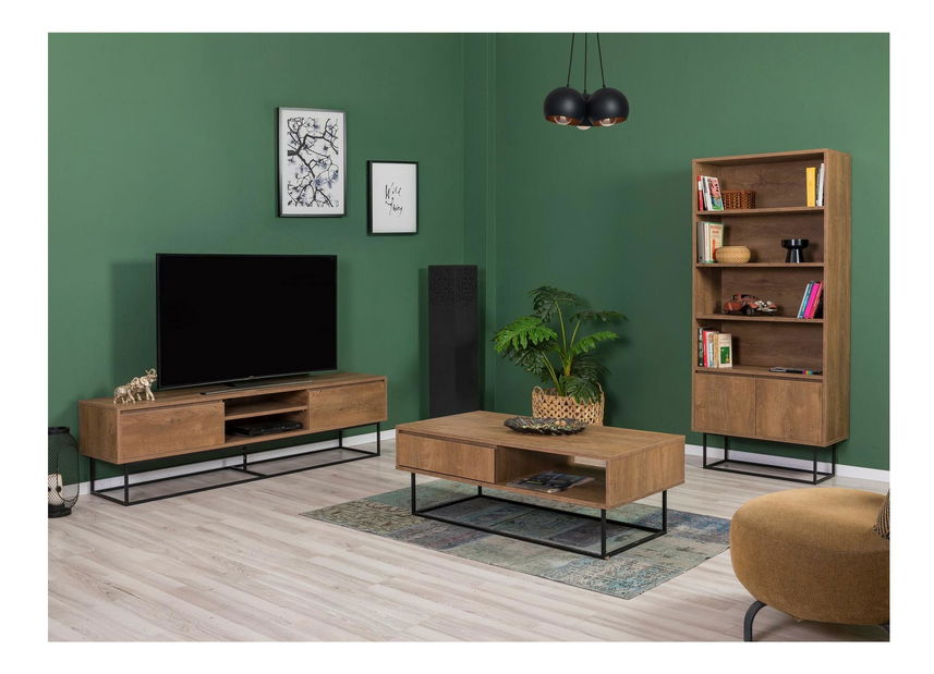 Set za dnevni boravak Laxi 11 (orah + crna)