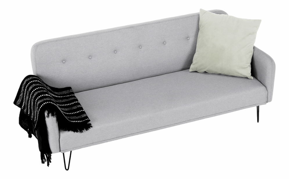 Szétnyitható kanapé Pulsiana (világosszürke)