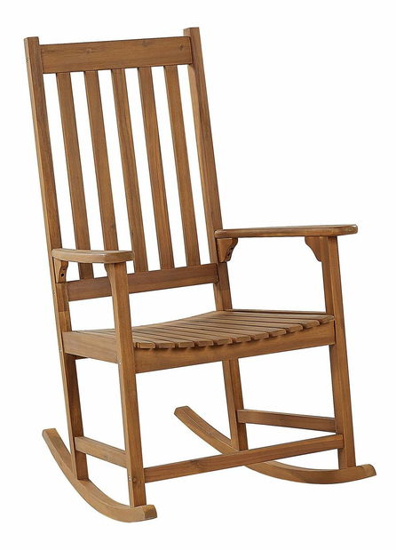 Fotoliu balansoar Britny (lemn deschis)