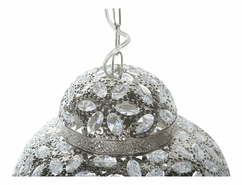 Závesná lampa Beloit (strieborná)