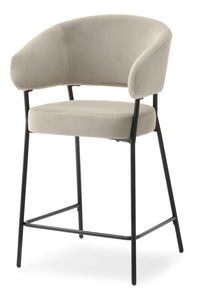 Barová stolička Coordiano (béžová + čierna)