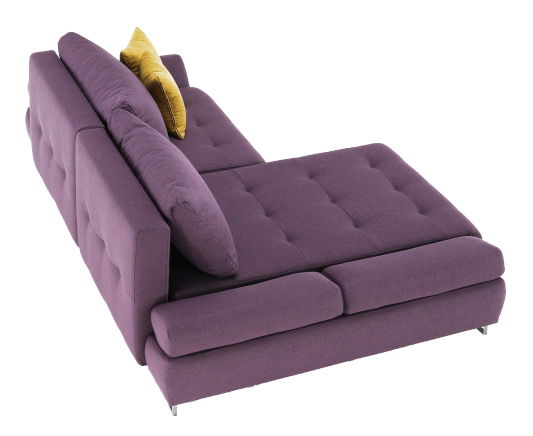 Colțar Grena (violet + muștar) (S) 