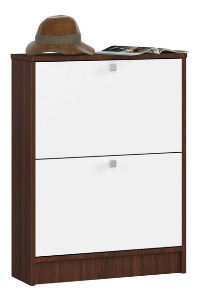 Botník Simran (wenge + biela)