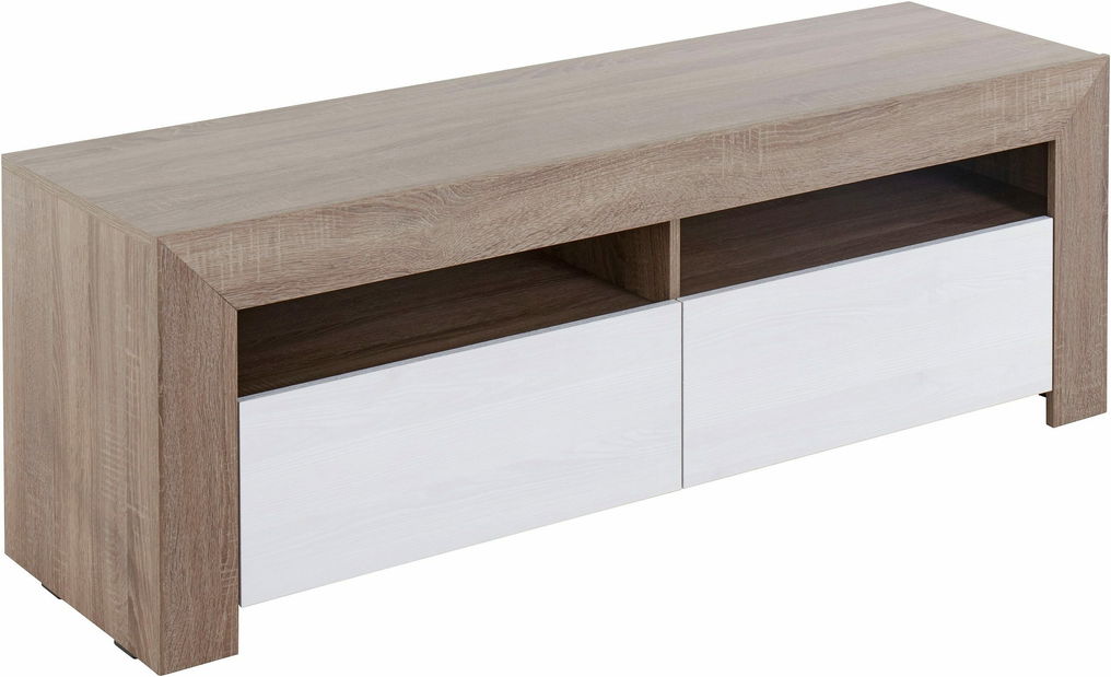 TV stolík Moses Typ 41 (modřín sibii + biela)