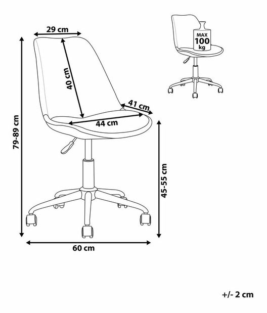 Uredska stolica Doha II (crna)