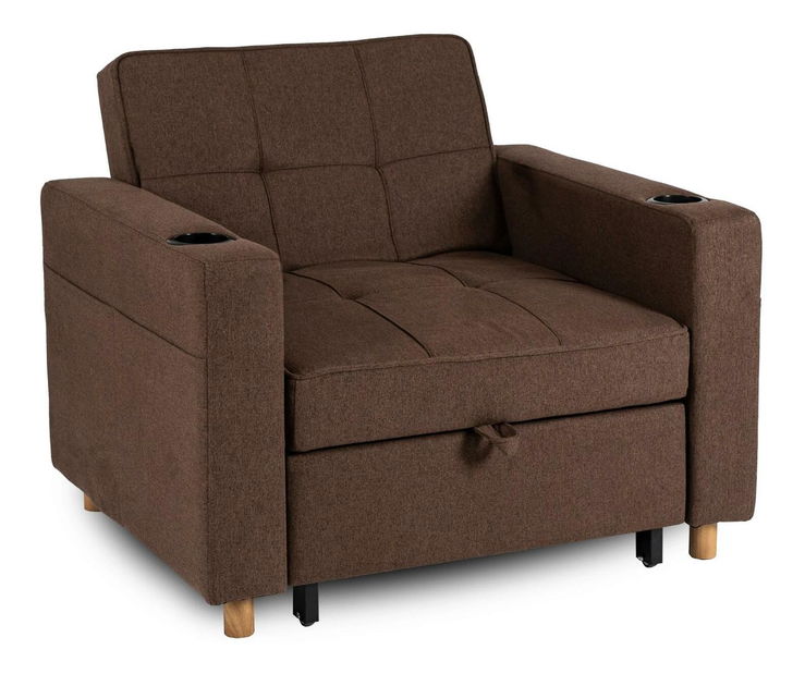 Széthúzható fotel Suspendida (barna) 