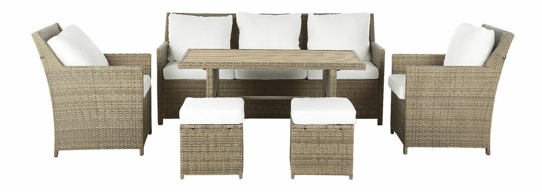 Set mobilier de grădină Francesca (maro)