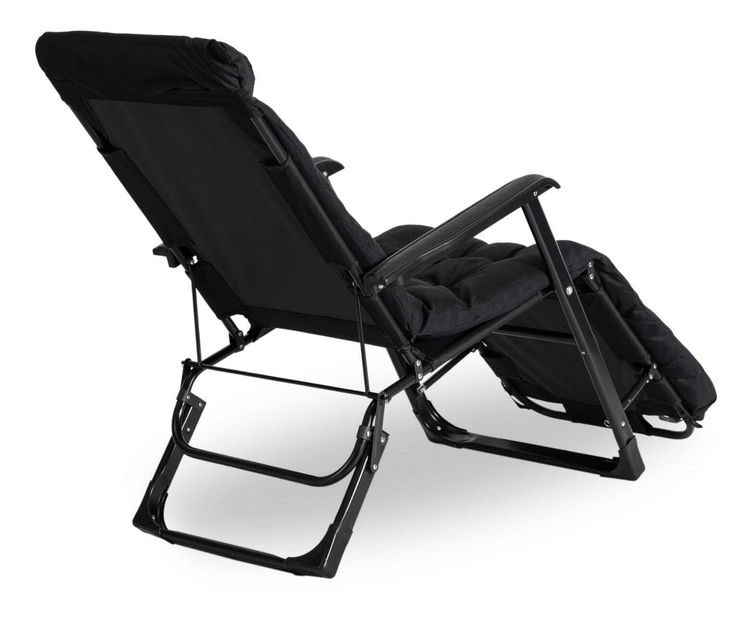 Vrtna ležaljka Enfrenta (crna) 