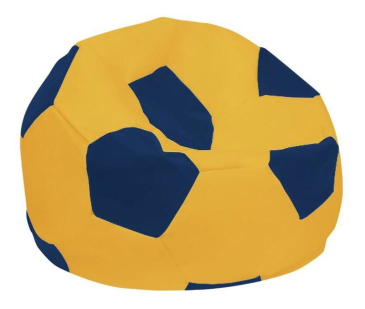 Vreća za sjedenje Foot (žuta + tamnoplava)