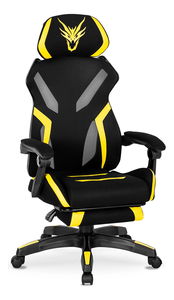 Fotoliu gaming Mananera (negru + Galben) 