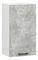 Felső konyhaszekrény Organo W 40 (fehér + beton)