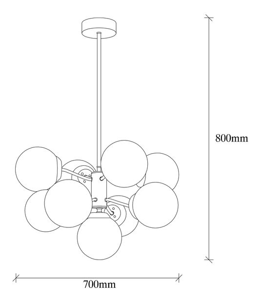 Stropna svjetiljka Muddy 836