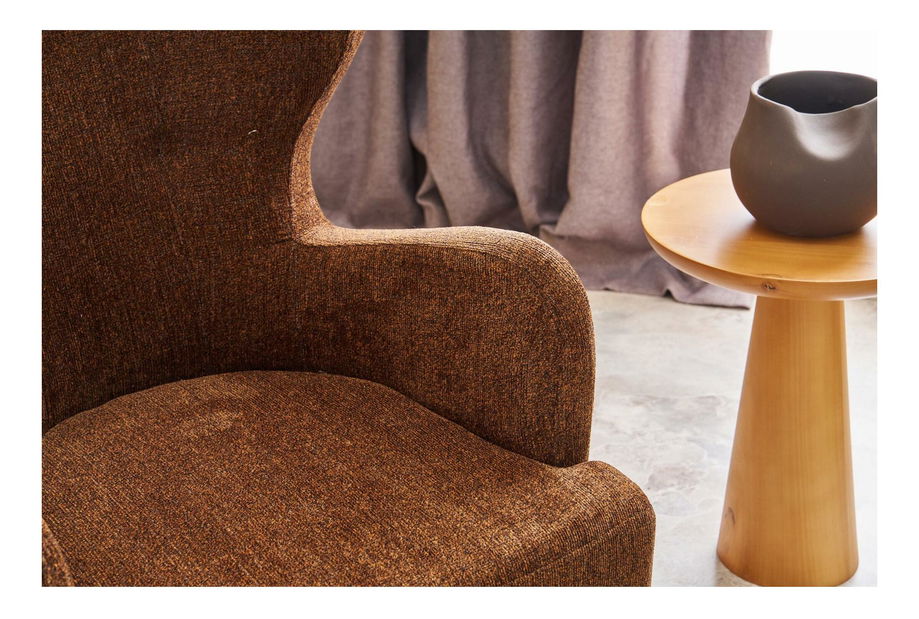 Füles fotel Kaveh 2 (réz + fa)