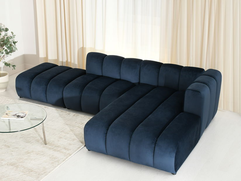 Rohová sedačka Organice (čierna)