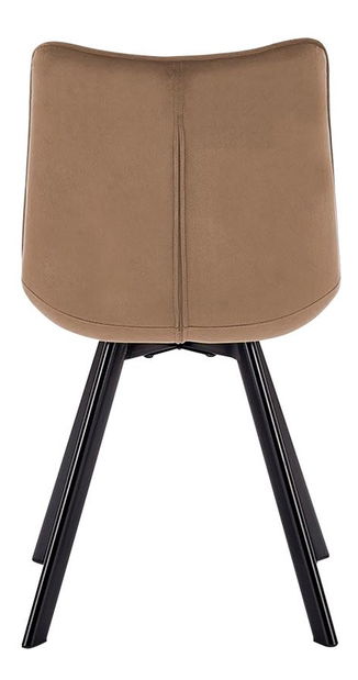 Set blagovaonskih stolica (2 kom.) KA 332 (smeđa + crna) 