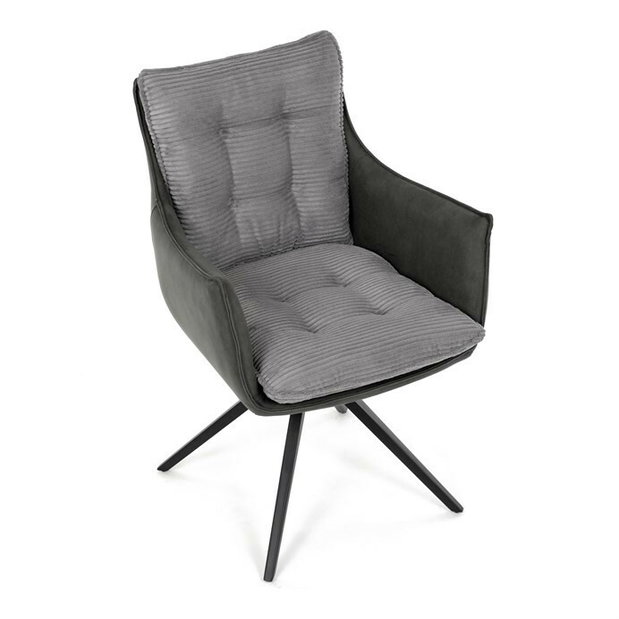 Jedálenská stolička Dumling (sivá)