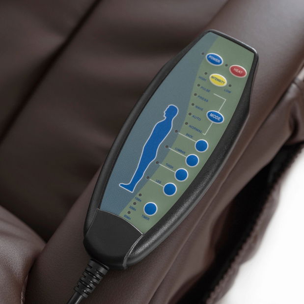 Masažna fotelja sa tabureom Canole (smeđa) 