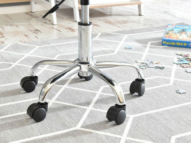 Scaun pentru copii Footy (albastru + crom)