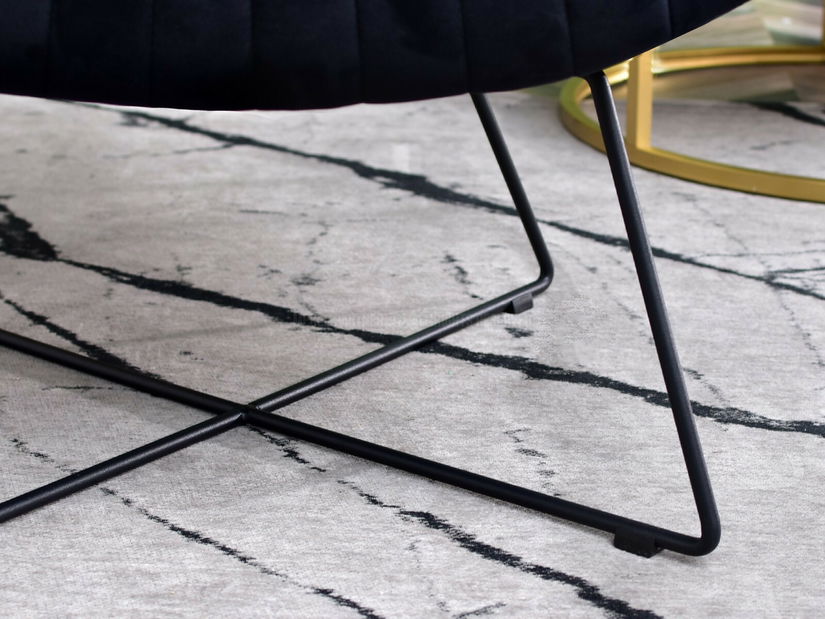 Fotoliu relax Nuttshell (negru)