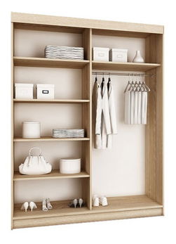 Ormar za garderobu Seharat 8/15cm (bijela)