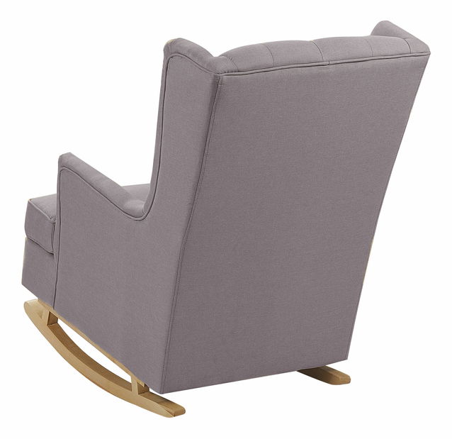 Hojdacie kreslo TROND (polypropylén) (sivá)