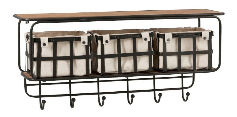 Doplnok do domácnosti Jolipa Vešiak na kabáty Man Cave (88x23x40cm) (Prírodná)