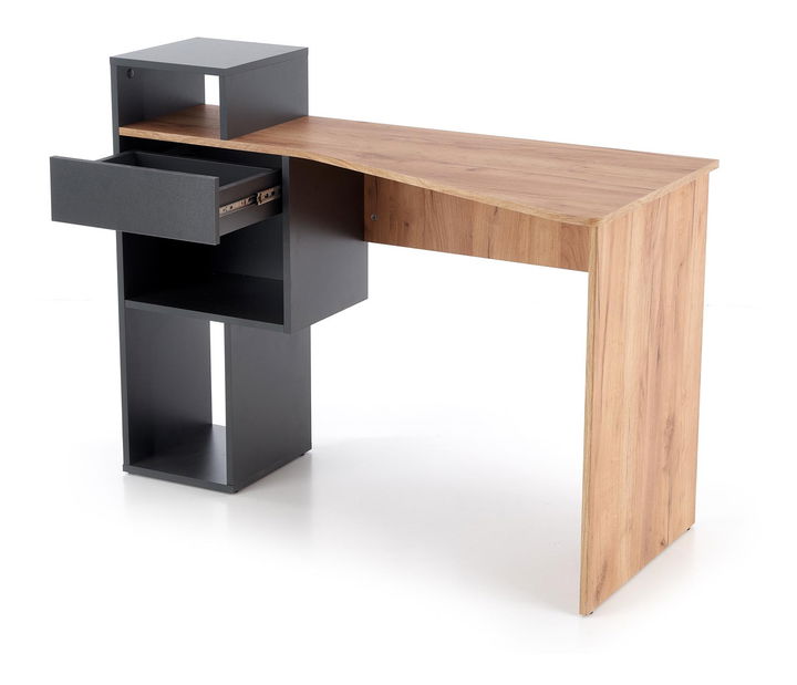 PC stolík Canor (antracit + dub wotan)