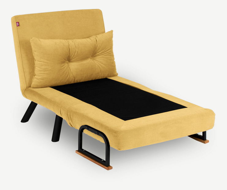 Fotoliu extensibil Sandy (muștar)