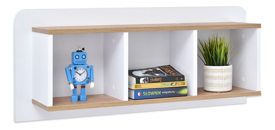 Zidna polica Congresual C09 (bijela)