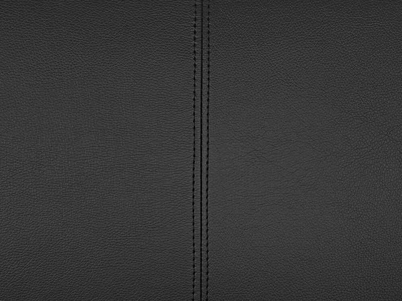 Canapea 3 locuri din piele Faxe (negru) 