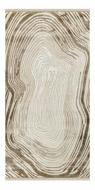 Koberec 80 x 300 cm Amora (béžová + hnedá)