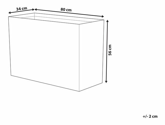 Kvetináč EDEXA 56x80x34 cm (kameň) (béžová)