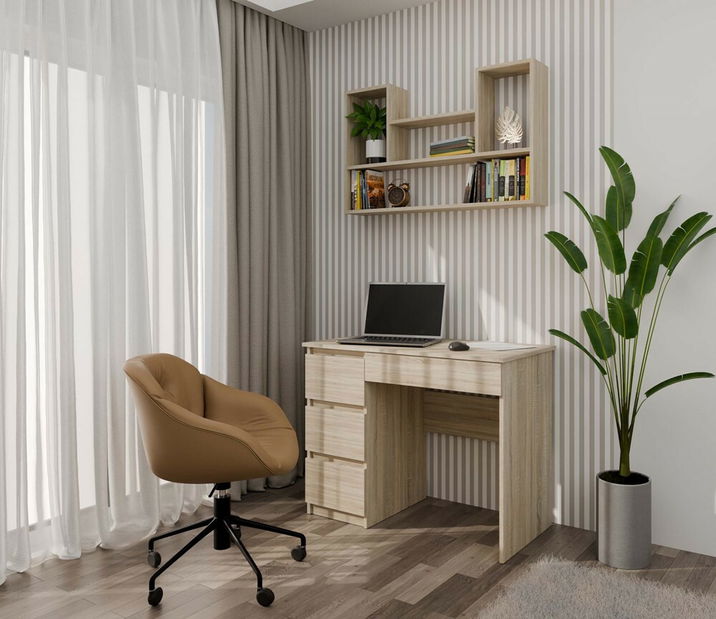 Zidna polica Batiscafo 2 (hrast sonoma)