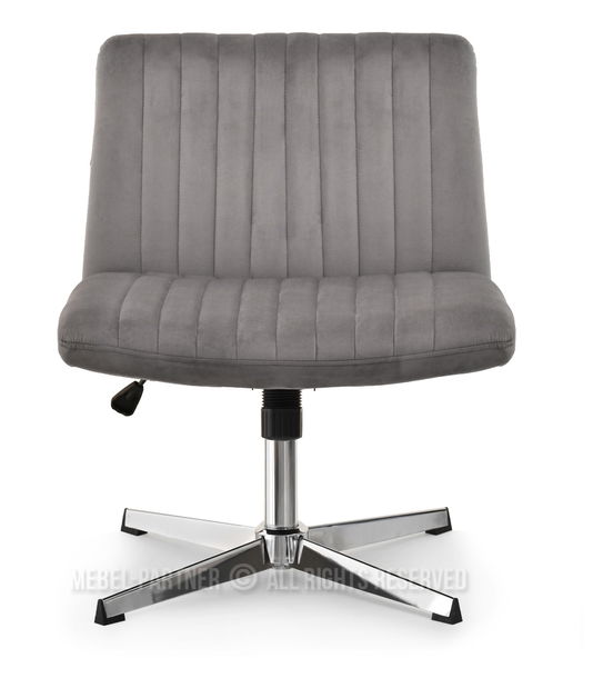 Fotelja Loise (siva + zlatna)