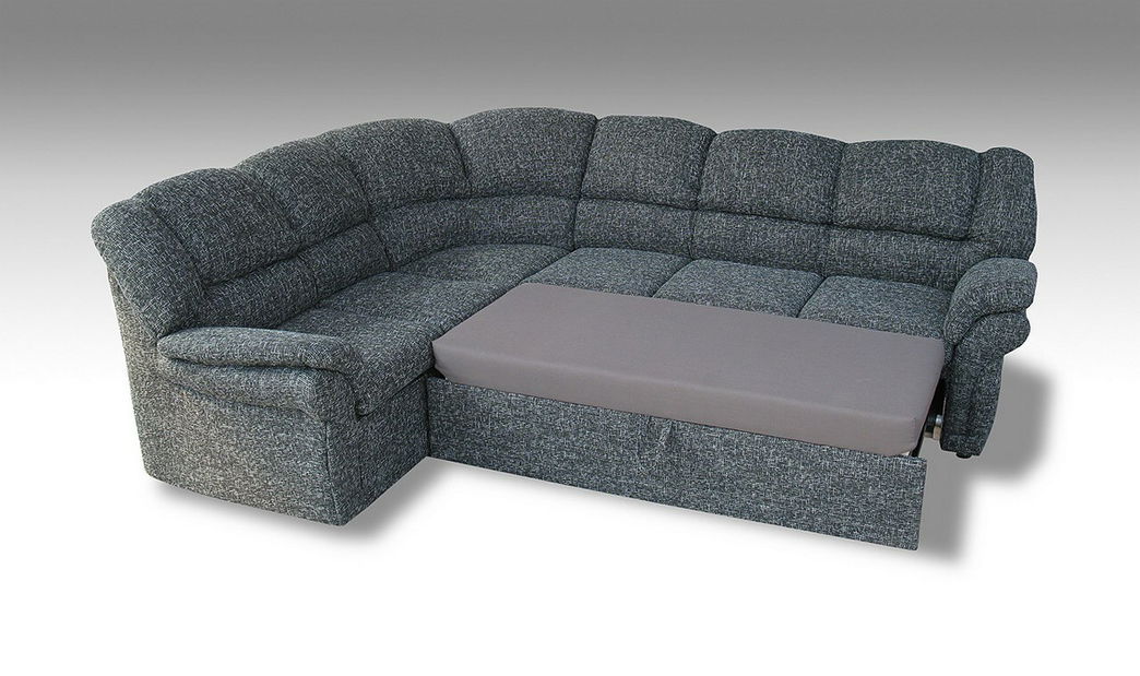 Rohová sedačka Alexia 2+A+3 (hnedá) (L)