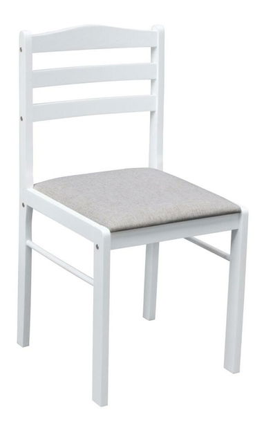 Jedálenský set Sesiones (biela + béžovosivá) (pre 4 osoby)