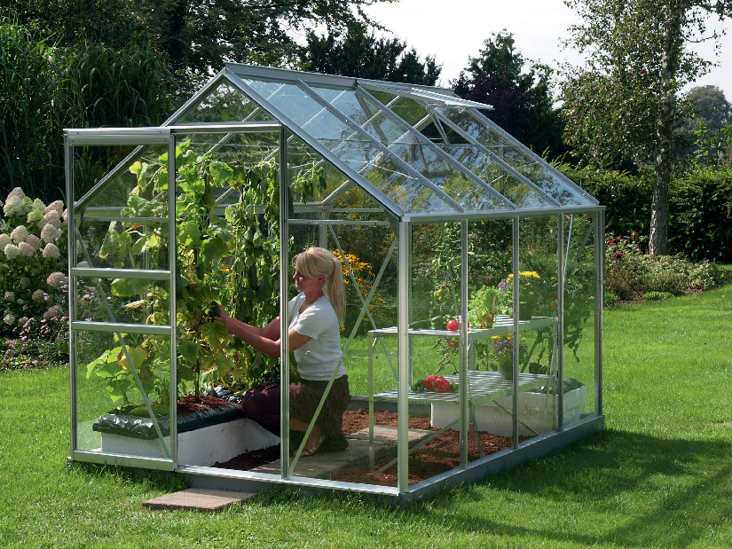 Stil clasic Greenhouse Venus 5000 (sticlă securizată + aluminiu anodizat)