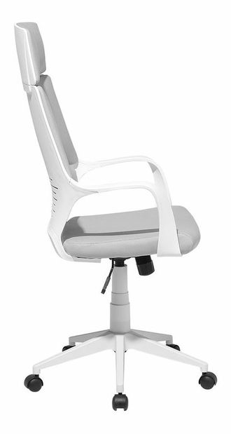 Uredska stolica Delhi (siva + bijela)