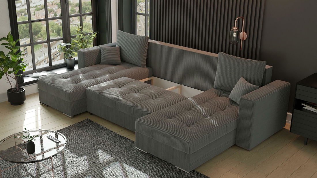 Colțar Josie U (gri)