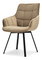 Stolička Aranbura (béžová + chrómová)