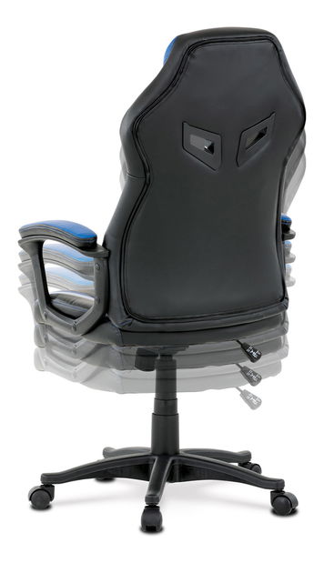 Herná stolička/kreslo Ytax-Y209-BLUE (čierna + modrá)