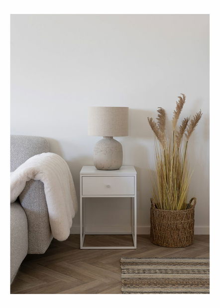 Stolová lampa Btadina (svetlohnedá)