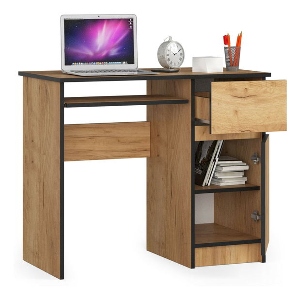 PC asztal Bhaskar (craft tölgy) (J)