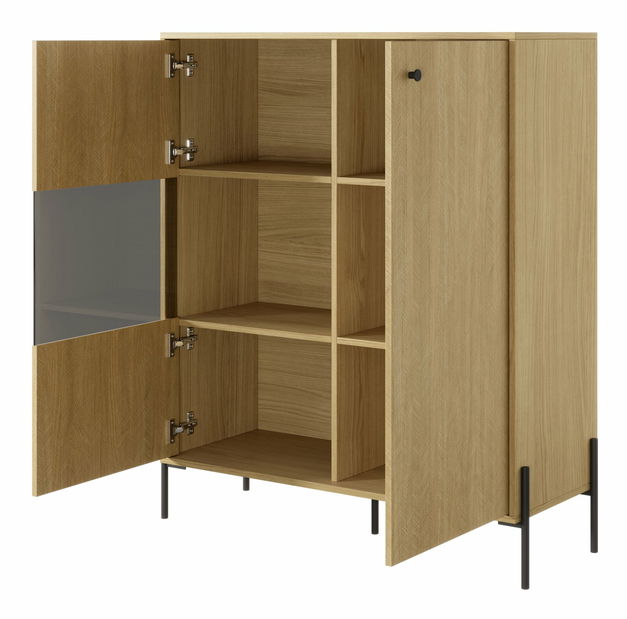 Vitrína Scandia (dub scandi + jedlička scandi)