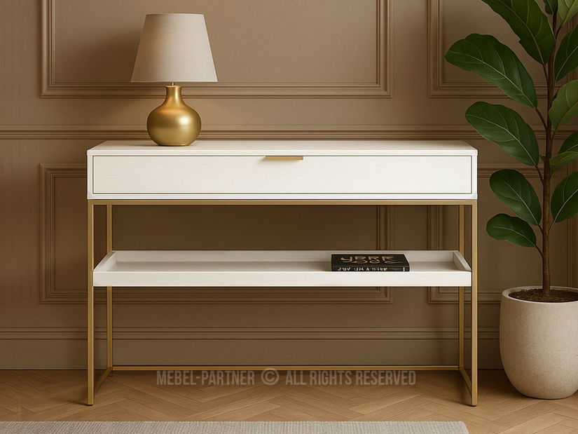 Măsuță consolă Nicamente (auriu)