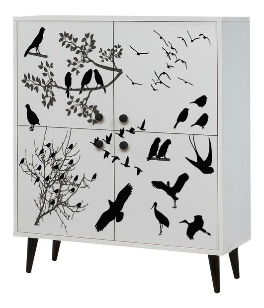 Skrinka Maluxe (bieločierna)