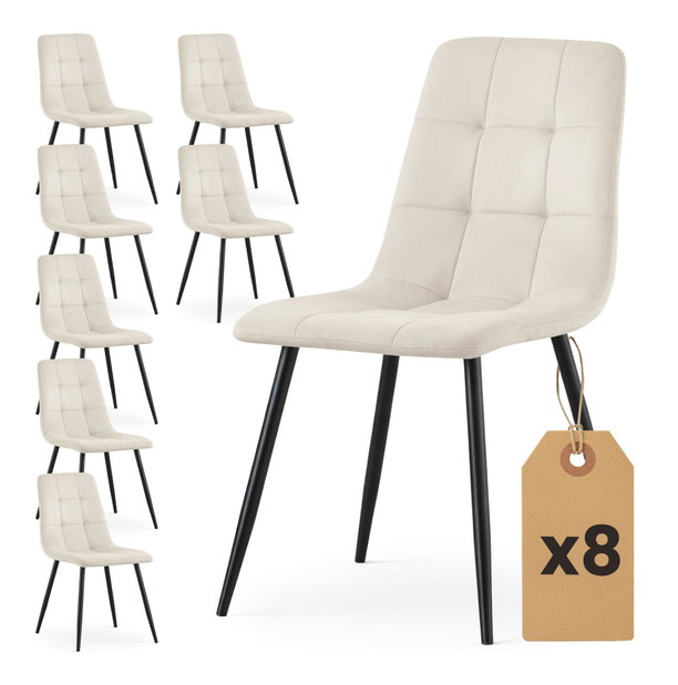 Set blagovaonskih stolica (8 kom.) Nairobi (bež)